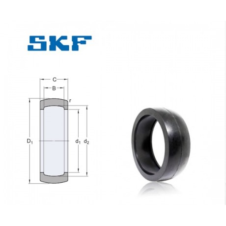 Oprawa gumowa RIS 205 - SKF